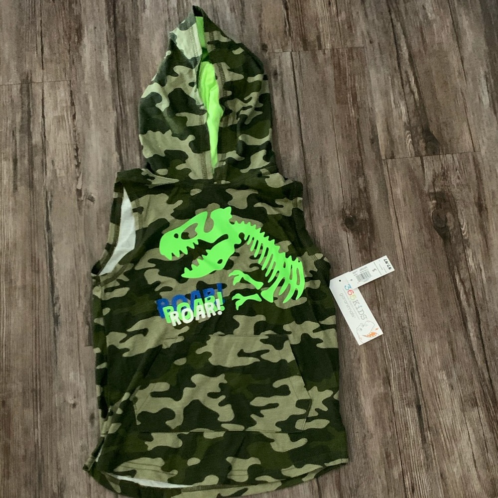 Toddler sleeveless hoodie